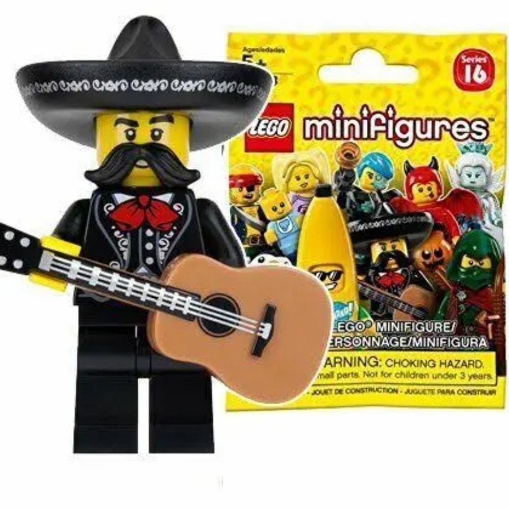 LEGO Mariachi Minifigure with Guitar